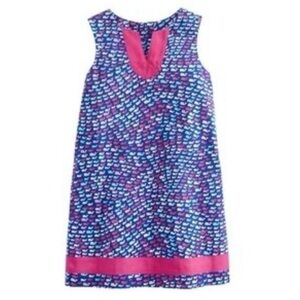 Vineyard Vines Girls Whale Cotton Short Dress Preppy Nautical Summer Size 14